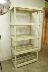 5 Tier Poly Storage Shelf 36x24x74