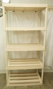 Plano 5 Tier Poly Storage Shelf 36x19x74.5