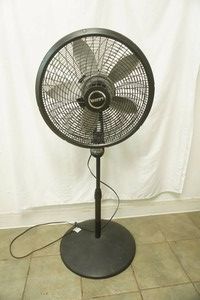 Black Lasko Pedestal Fan