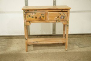 Hand Painted Wooden Hallway Table
