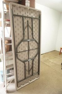 Lifetime Heavy Duty Plastic Rectangle Folding Table. Like New condition