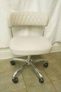 Quilted Faux Leather Adjustable Office Chair