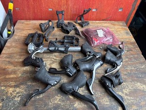 Shimano, Campagnolo, SRAM Bicycle Controls Mixed Lot