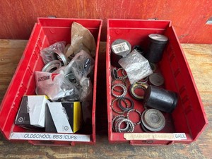 SunTour Bicycle Bottom Bracket Cups & Headset Bearings Mixed Lot