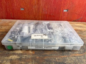 Mixed Bike Derailleur Parts in Storage Case