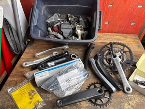 Bicycle Crank Arms & Pedals Mixed Lot
