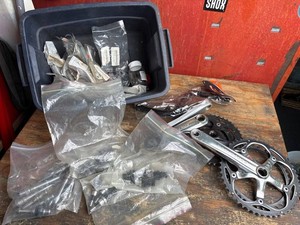 Bicycle Crankset Parts Mixed Lot