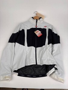 Castelli Confronto W Jacket White Black XL NEW With Tags