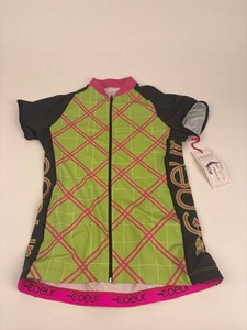Coeur 2015 Tartan Cycling Jersey Size LG