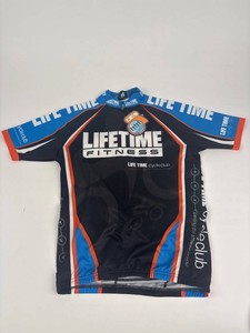 Life Time Fitness Cycle Club Cycling Jersey Size Small
