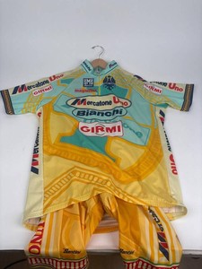 Mercatone Uno Bianchi Pantani Cycling Jersey & Shorts Size XXL4XL