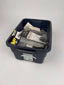 Light Parts Mixed Lot in Storage Tote