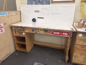 Work Bench With Storage Cabinets 72 X 28 X 64 in
