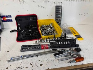 Socket Wrench & Bit Tool Mixed Lot
