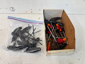 Mixed Lot of Torx Keys, Hex Keys & Screwdrivers