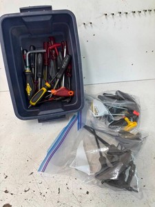 Mixed Lot Assorted Screwdrivers, Hex Keys & Hand Tools