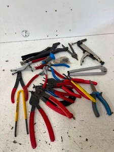 Mixed Lot Pliers, Locking & Snap Ring Hand Tools