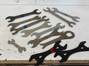 Bicycle Headset Wrenches (Lot of 9)