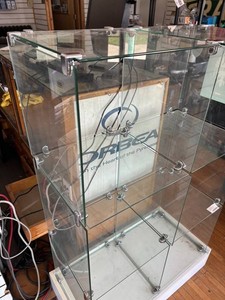 Glass Display Cabinet With Shelves