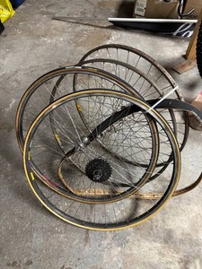 Campagnolo & Mavic Bicycle Vintage Tubular Wheel Lot (Lot of 4)