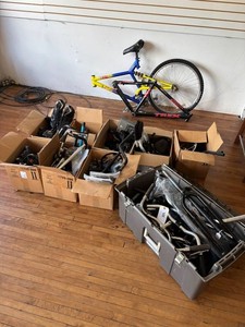 Large Assorted Bicycle Parts Mixed Lot