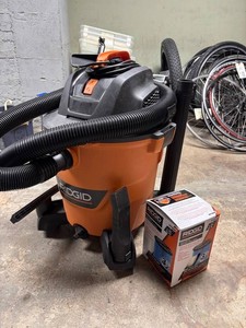 RIDGID Wet Dry Shop Vac With VF5000 Filter & Accessories