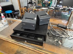 Epson TM-T88V Receipt Printers & Cash Drawer Mixed Lot