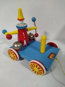 Brio Pingel Pelle Clown Pull Toy