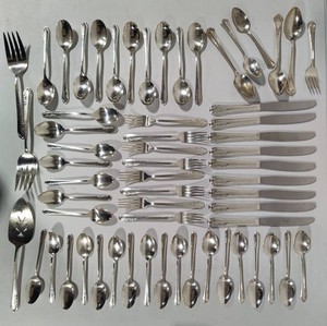 Rogers & Bro Extra Plate Silver Plated Flatware (50pcs)