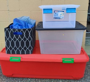 Plastic & Cloth Storage Bins