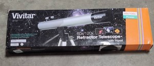 Vivitar Refractor Telescope wTripod In Original Box