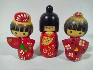 Japanese Kokeshi Wooden Dolls