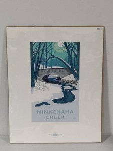 Minnehaha Creek Winter Poster