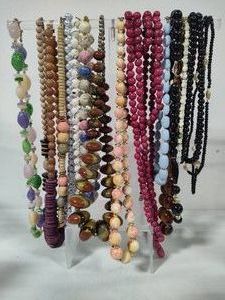 Lot of Beaded Costume Necklaces