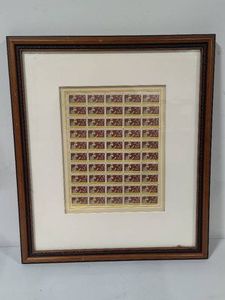 St. Francis of Assisi Framed Sheet of Stamps