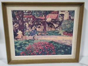 Albert Andre Place des Batignolles Framed Art