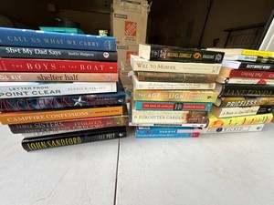 Mixed Book Lot of 29 Fiction Nonfiction Hardcover Paperback Titles