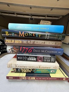 Mixed Book Lot 22 Hardcover Paperback Fiction History Biography