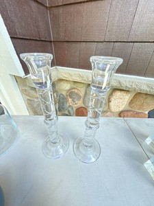 Mixed Glassware Decor & Noritake Colorwave Blue Mugs Estate Lot