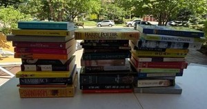 Mixed Lot of 30 Fiction & Nonfiction Books Paperbacks Hardcovers