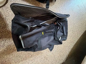 Atlantic Black Softside Luggage Set Rolling Carry-On & Garment Bag