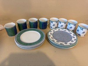 Villeroy & Boch Switch 3 Costa Castell 18 Pc Mugs Plates Set