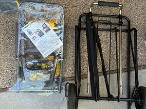 Climb Cart Folding Stair Climbing Utility Cart w Bag Black Yellow