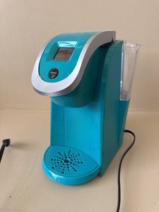 Keurig 2.0 Single Serve Coffee Maker Teal Compact Brewer See Photos