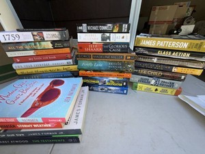 Mixed Modern Fiction & Nonfiction Book Collection 25 Titles HCPB