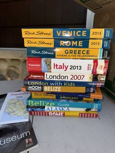 Travel Guidebook Collection Rick Steves Frommers Belize Rome London