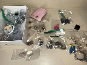 Mixed Costume Jewelry Lot Earrings Bracelets Pins Charms Vintage Modern