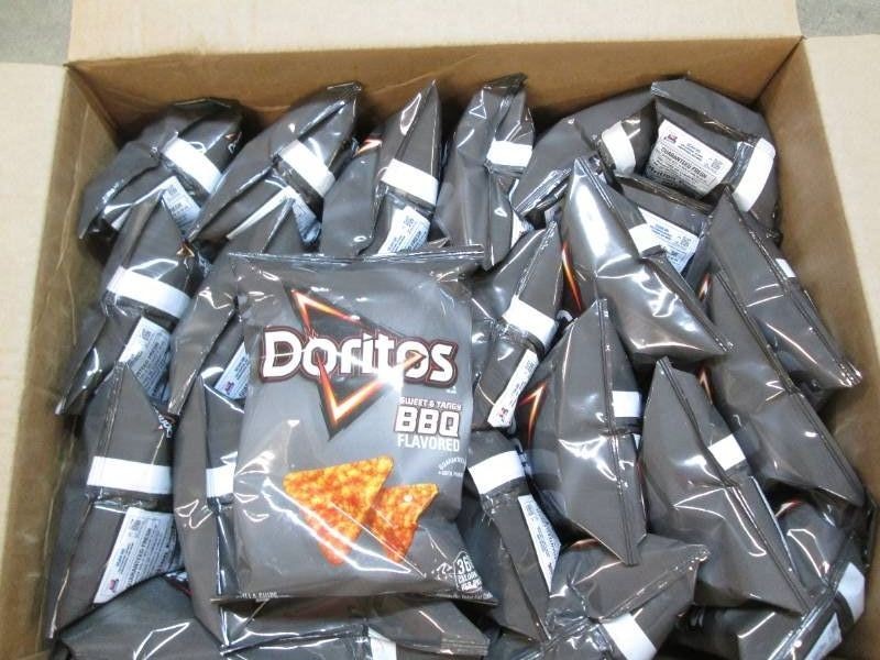 24 Doritos sweet and tangy BBQ chip...