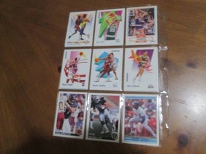 Double Sided Page of Sports Trading Card Mixed Lot