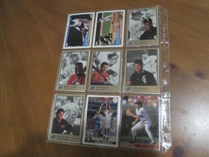 Double Sided Page of Mixed Sports Trading Cards